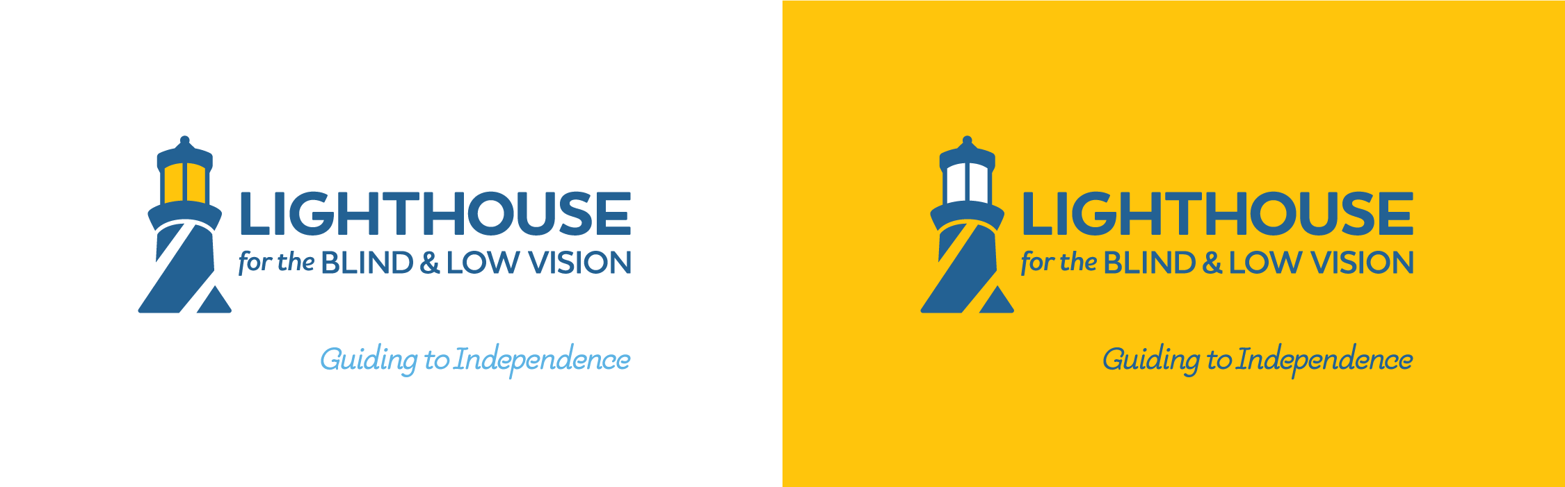 Lighthouse for the Blind & Low Vision New Logo Brand Refresh