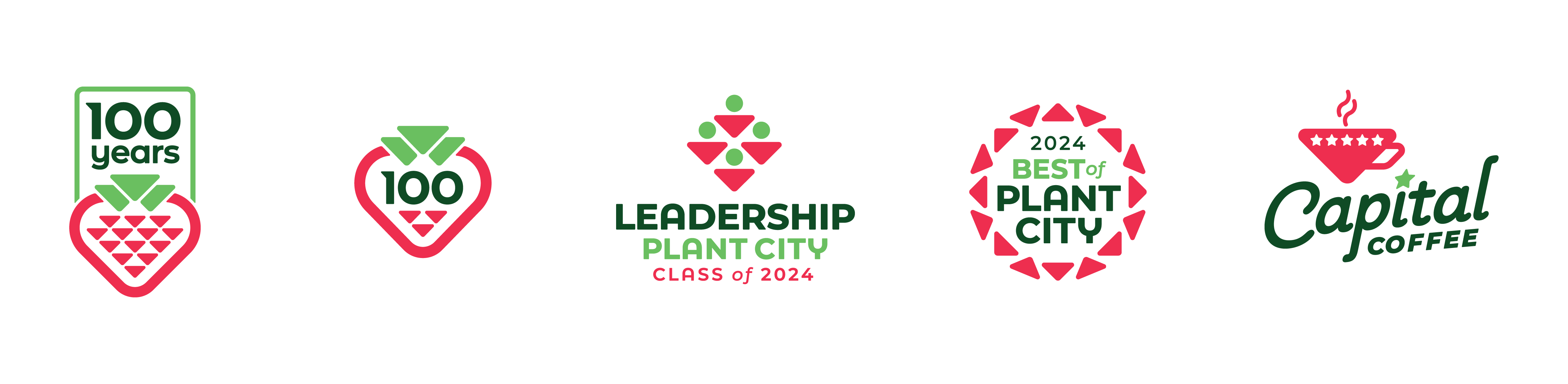 Plant City Family of logos